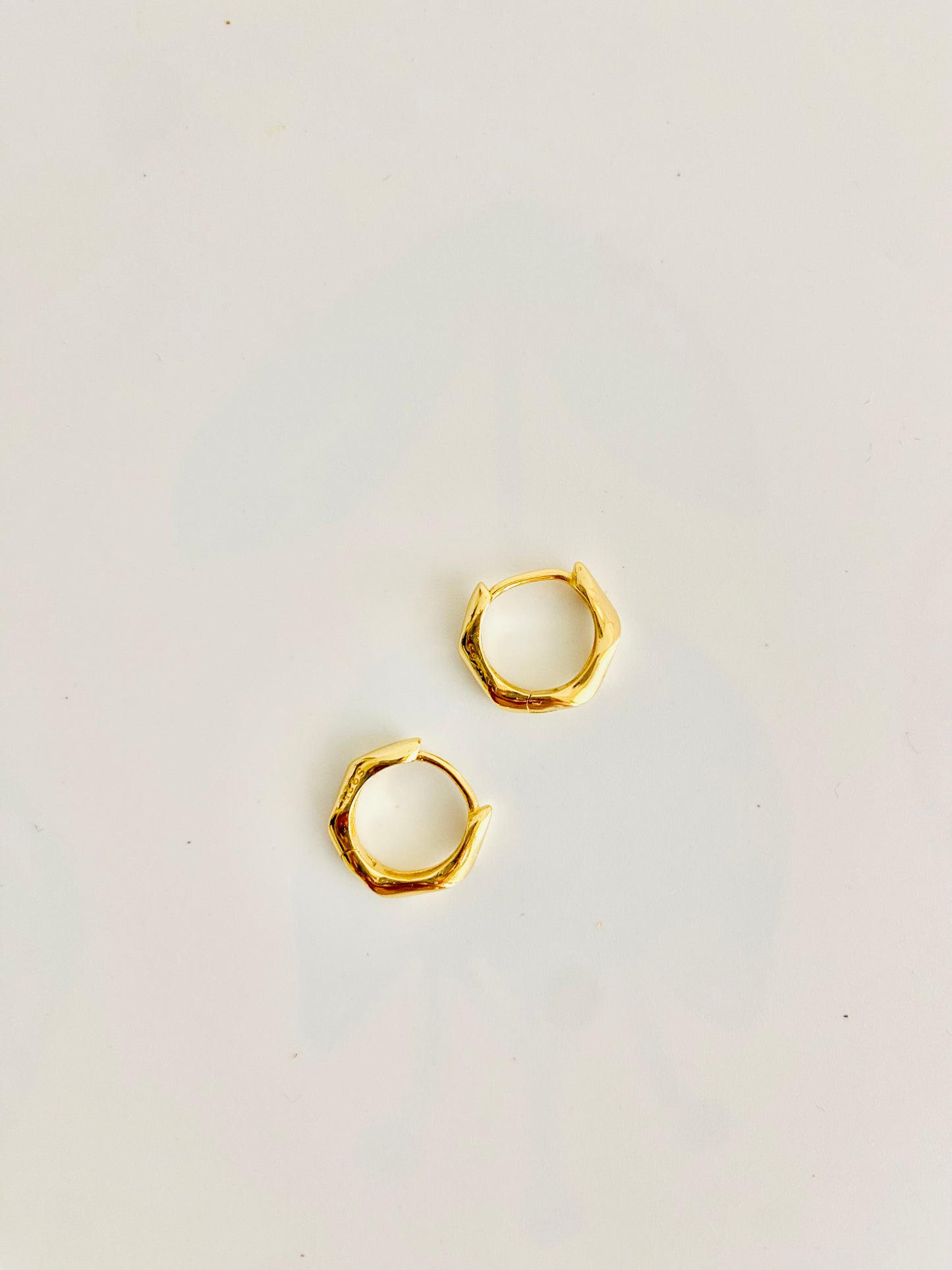 Boucles d'oreilles créoles en argent 925 MINIMALIST TWIST