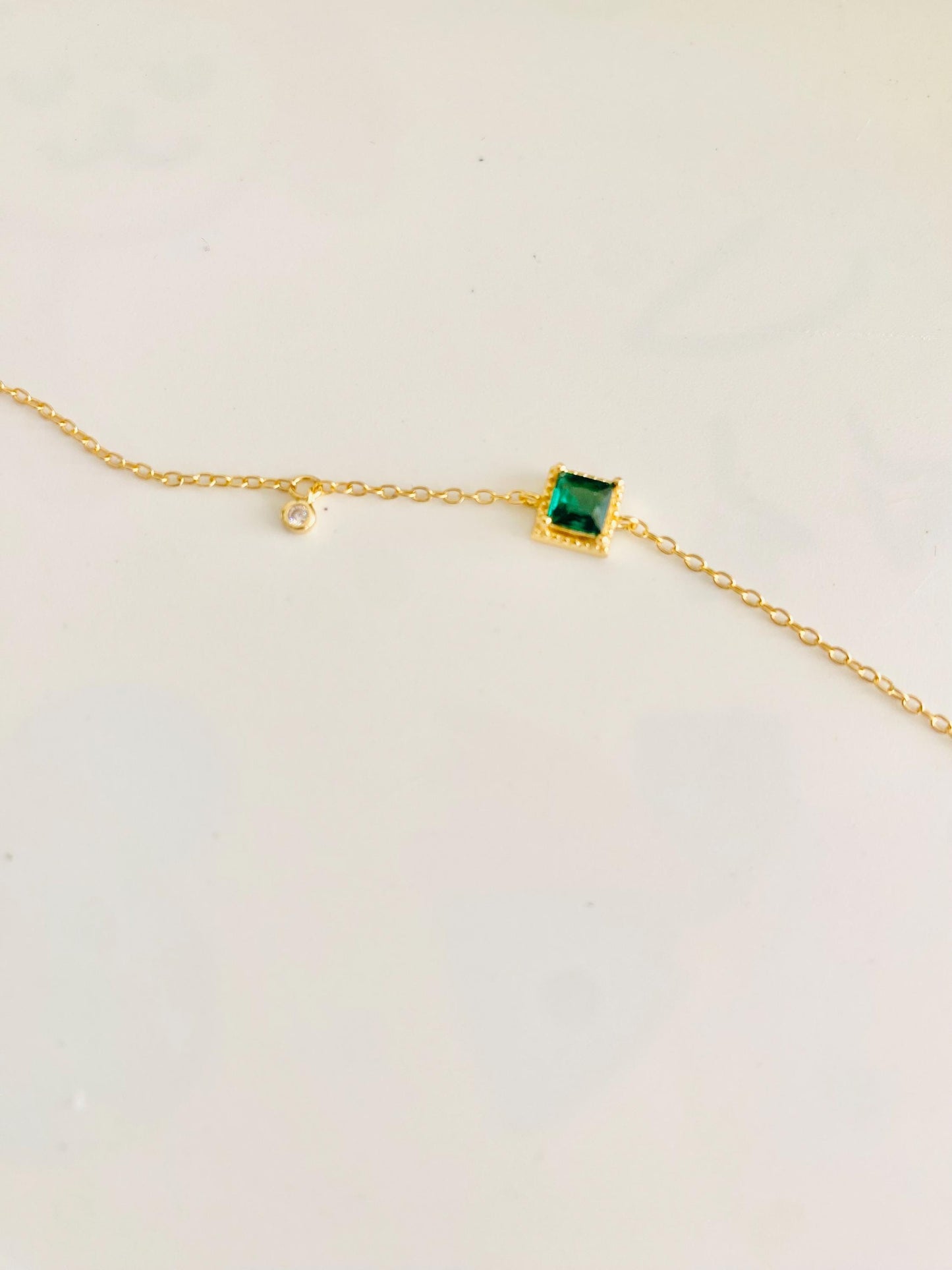 Bracelet en argent 925, taille princesse avec diamants en forme de goutte, bracelet chaîne, plaqué or 18 carats, pour femme, cadeaux pour elle