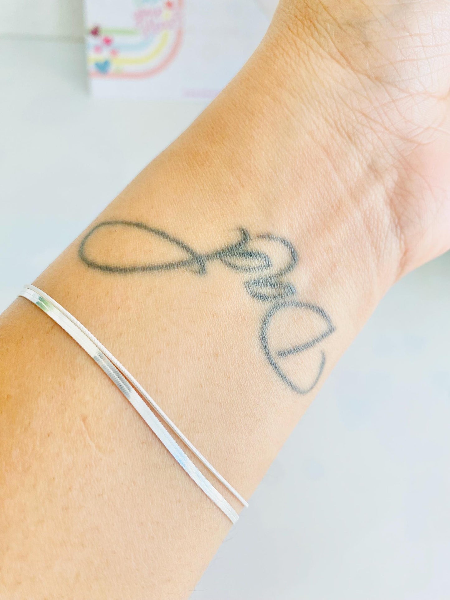 Bracelet double rang, or et argent, bracelet chaîne, argent 925, bracelet pour femme, plaqué or 18 carats, cadeaux pour elle, cadeaux