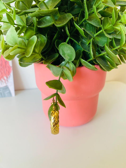 Boucles d'oreilles créoles LEAF, Boucles d'oreilles en acier inoxydable, Créoles pour femme, Idées cadeaux pour femme, Cadeaux pour elle, Cadeaux