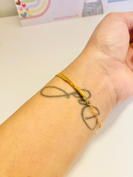 Layered Gold Bracelet, Gold, Chain Bracelet, 925 Silver, Bracelet for Women, Women, 18K Gold Plated, Gifts for her, Gifts