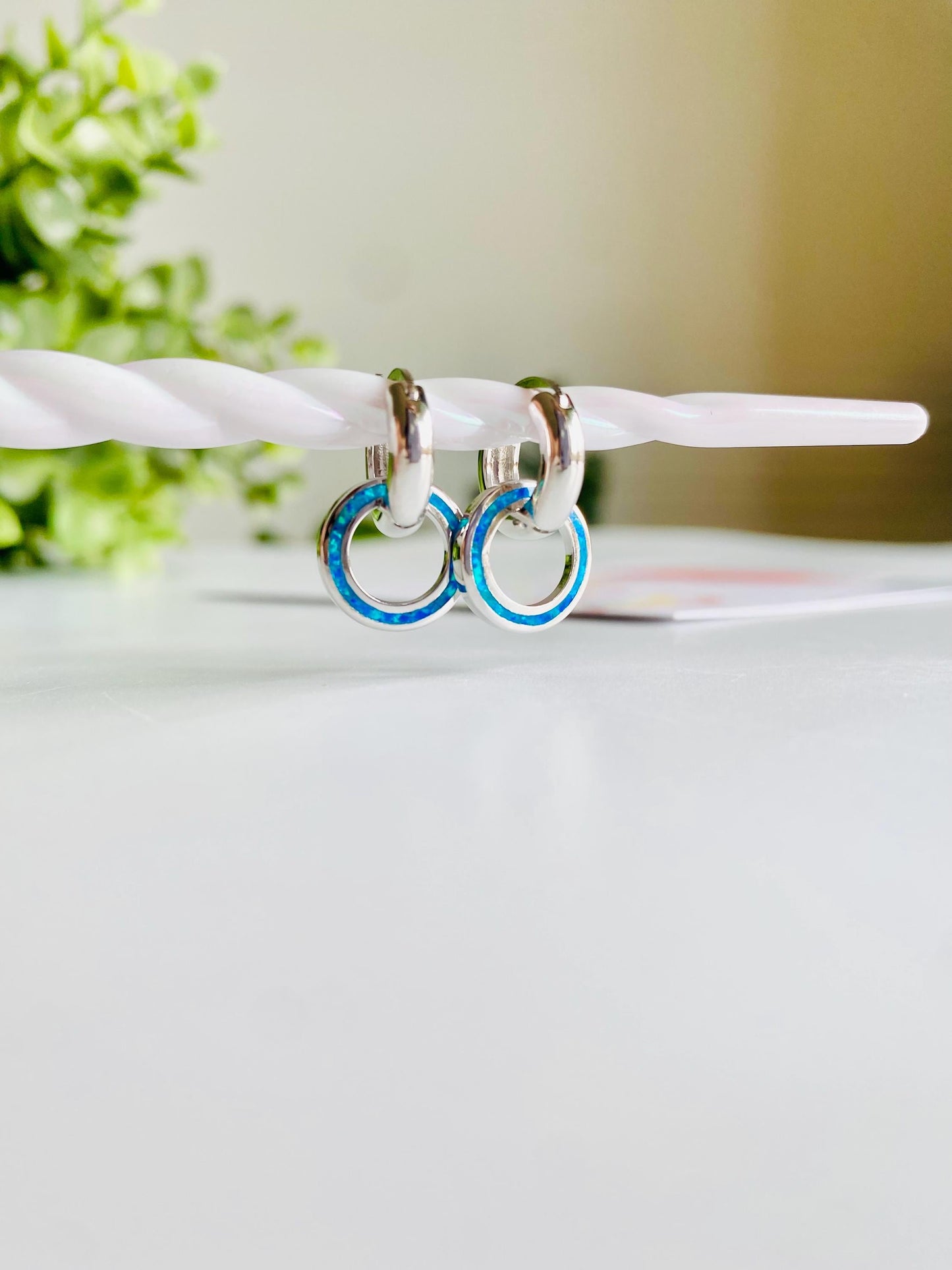 Boucles d'oreilles Vesica Piscis, argent 925, créoles pour femme, boucles d'oreilles femme, Heartinbowssilver, cadeaux pour elle, cadeaux