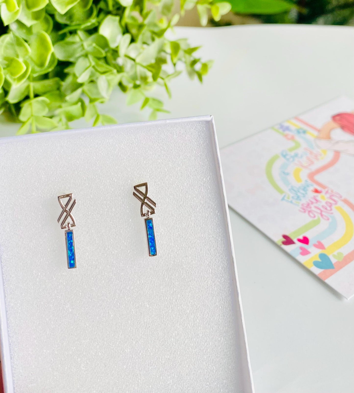 Boucles d'oreilles Infinity, argent 925, boucles d'oreilles pendantes pour femme, boucles d'oreilles femme, Heartinbowssilver, cadeaux pour elle, cadeaux