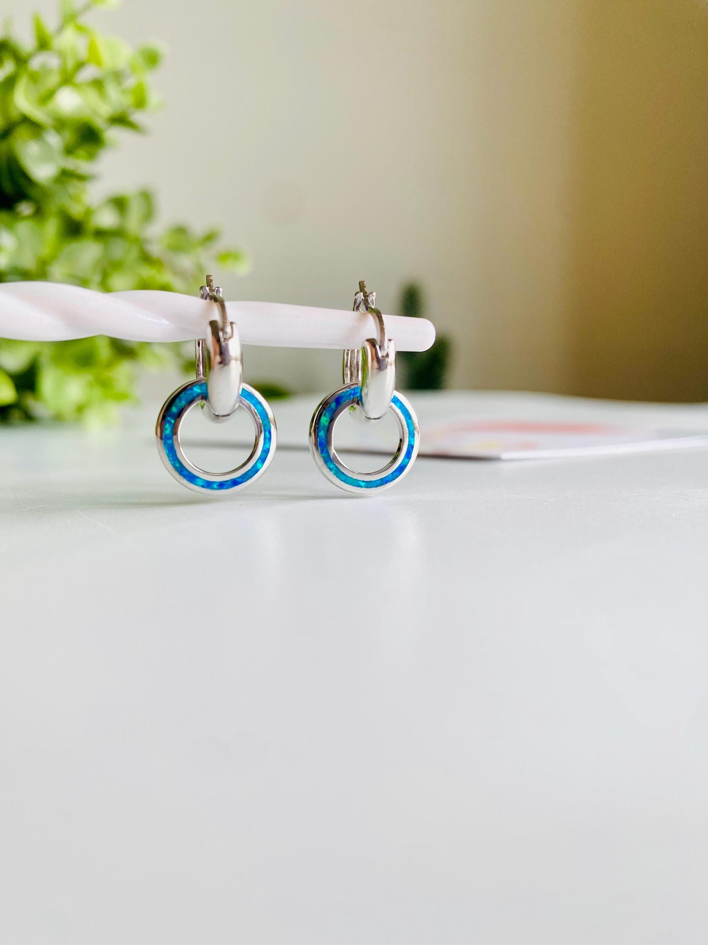 Boucles d'oreilles Vesica Piscis, argent 925, créoles pour femme, boucles d'oreilles femme, Heartinbowssilver, cadeaux pour elle, cadeaux