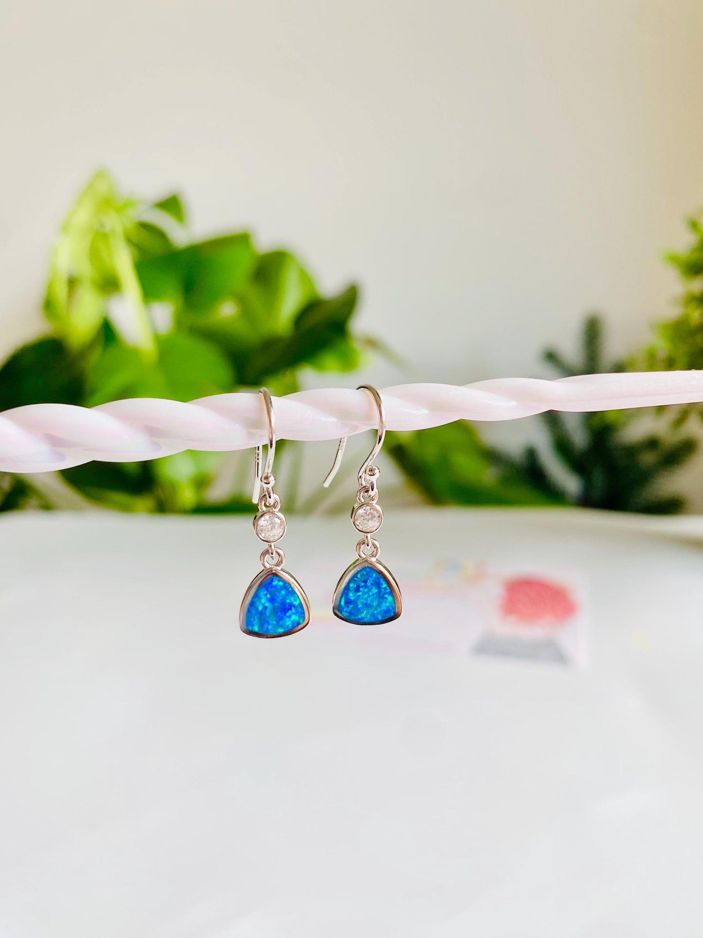 Boucles d'oreilles Jane Opal, argent 925