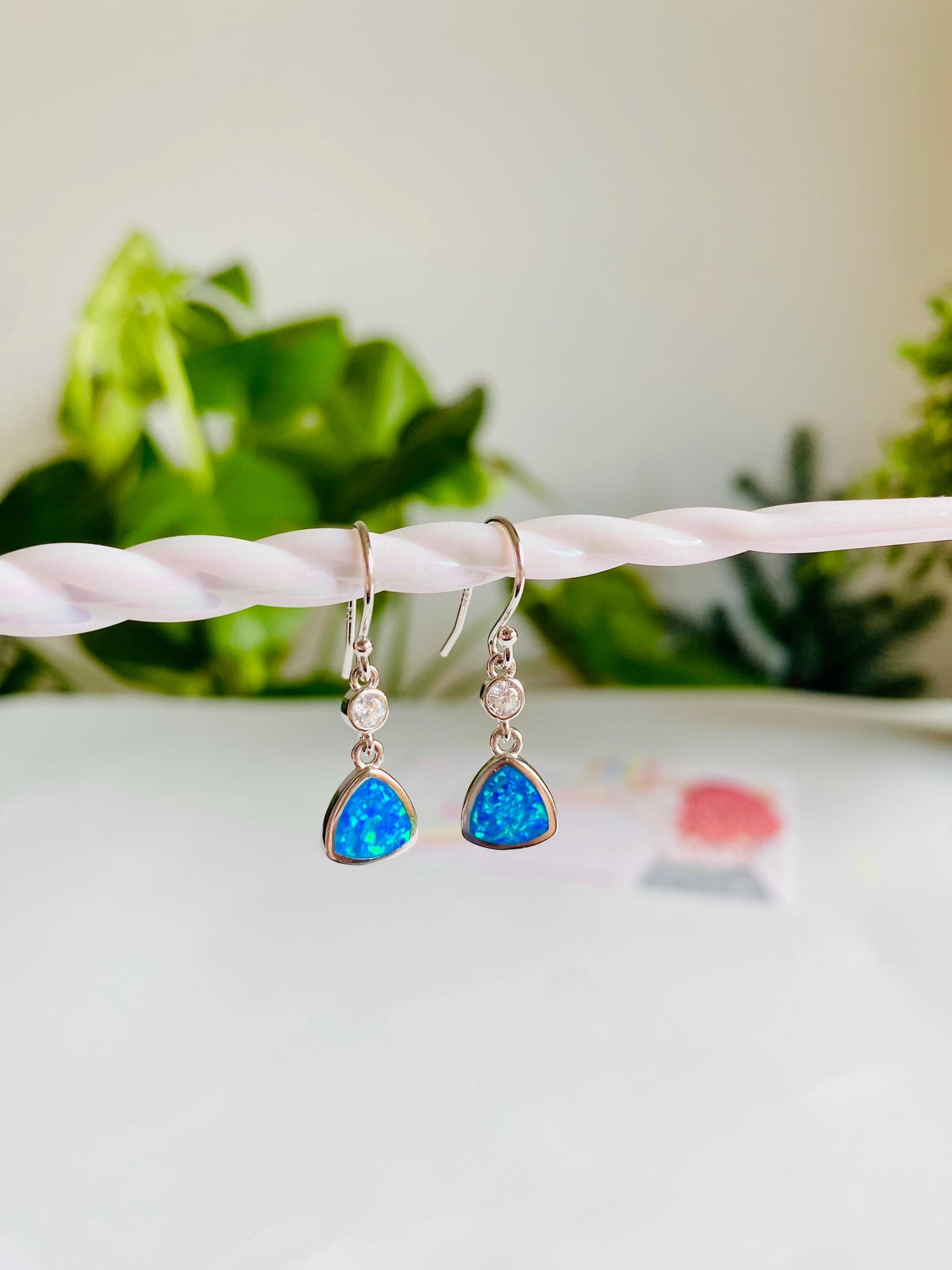 Boucles d'oreilles Jane Opal, argent 925