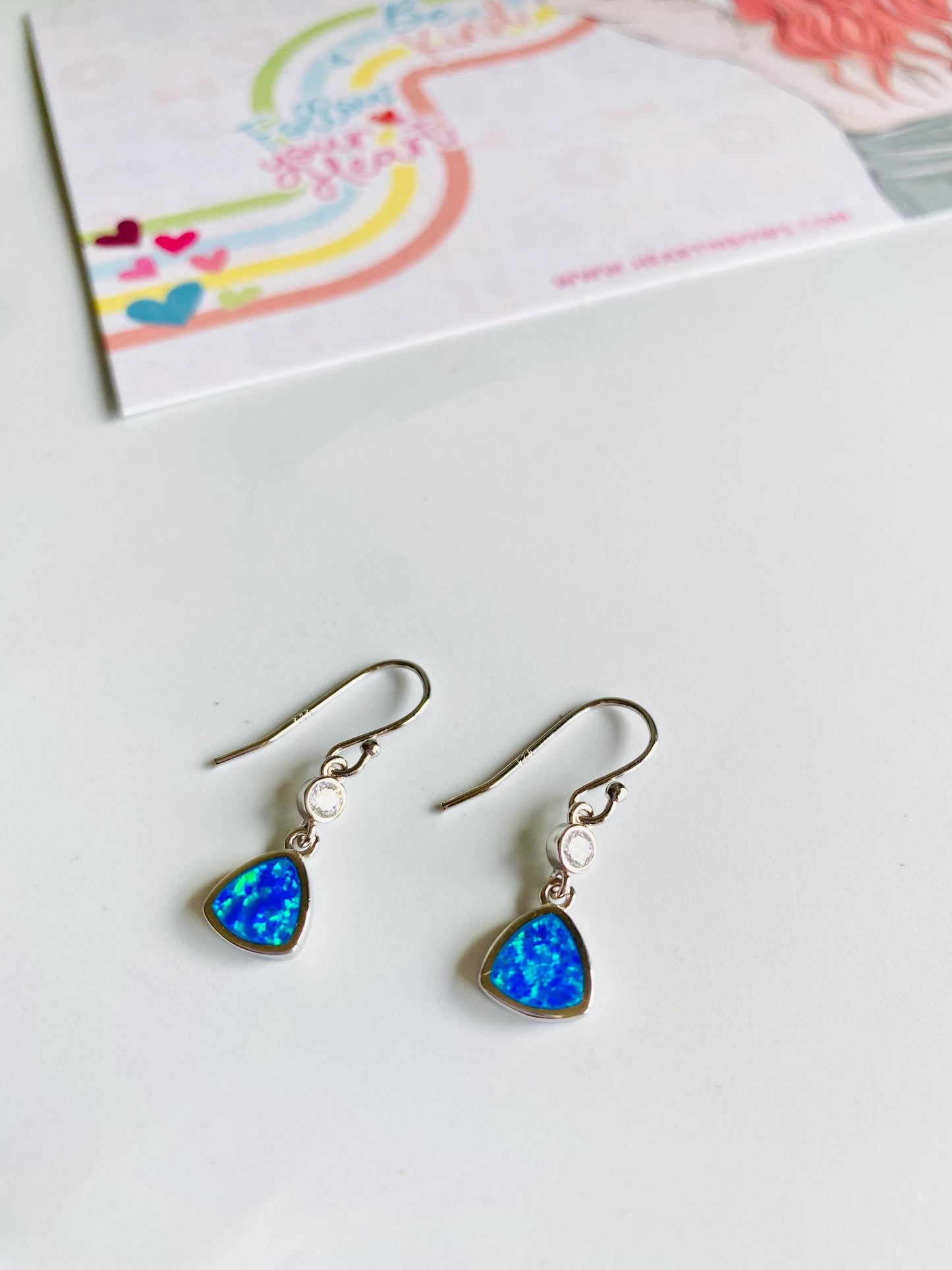 Boucles d'oreilles Jane Opal, argent 925