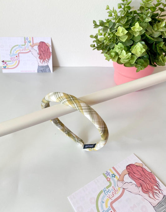 Ensemble Oxford Green, bandeau fin et rembourré, disponible en 2 couleurs, taille unique, HeartInBows, cadeaux pour tous, bandeaux unisexes, cadeaux