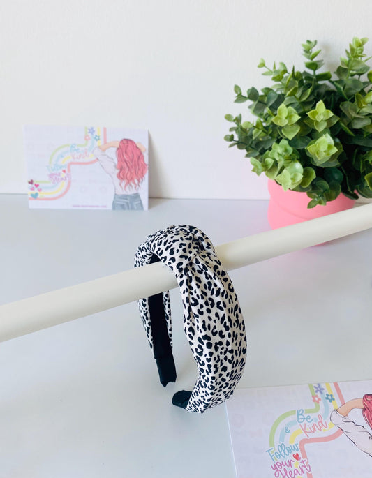 Serre-tête noué noir, disponible en 3 couleurs, taille unique, HeartInBows, cadeaux pour tous, serre-têtes unisexes, cadeaux