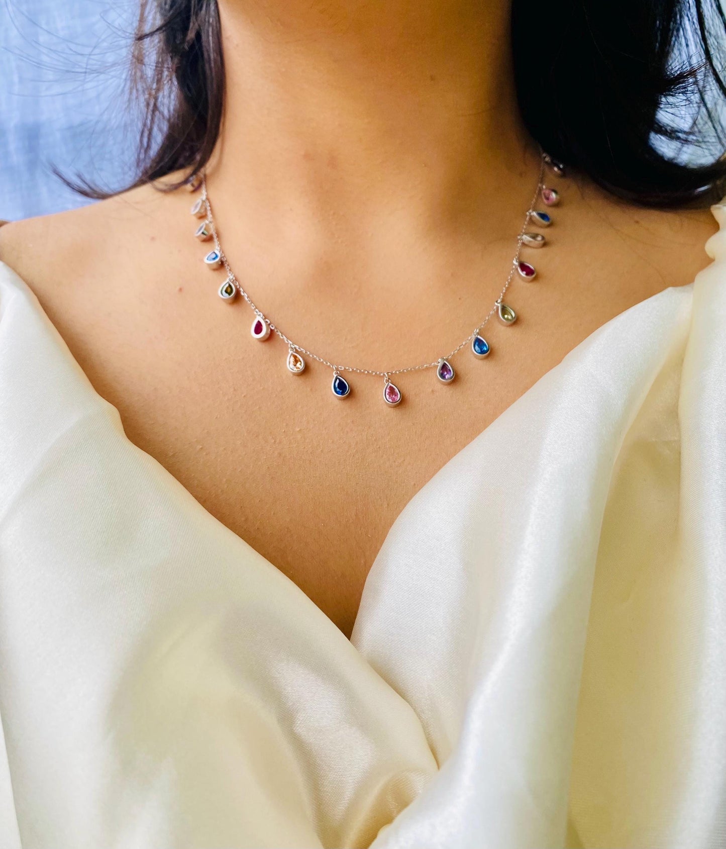 Collier en argent IMBER Gems