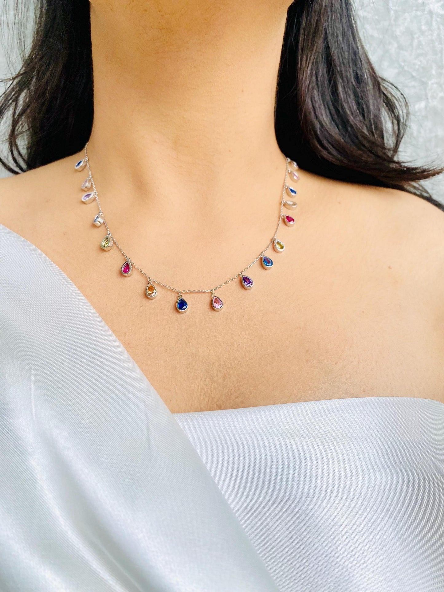 Collier en argent IMBER Gems