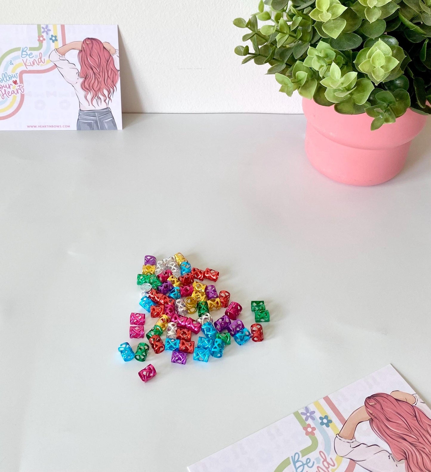 Anneaux pour cheveux, look bohème chic, accessoires pour cheveux, disponibles en argent, or et multicolores, HeartInBows, cadeaux pour tous, unisexe, cadeaux