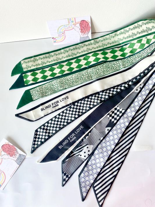 Thin Scarf, Multi Purpose, Available in 23 colors, Recycled Fabric, One size fits all, HeartInBows, Gifts for all, Unisex , Gifts