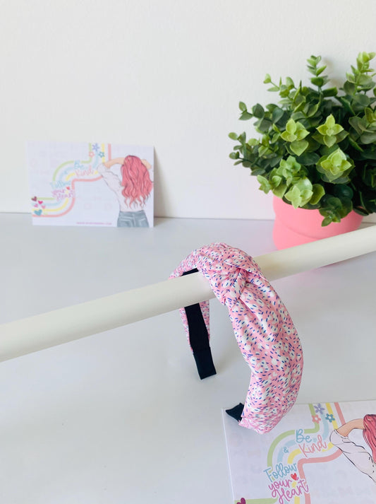 Serre-tête noué saumon, disponible en 3 couleurs, taille unique, HeartInBows, cadeaux pour tous, serre-têtes unisexes, cadeaux