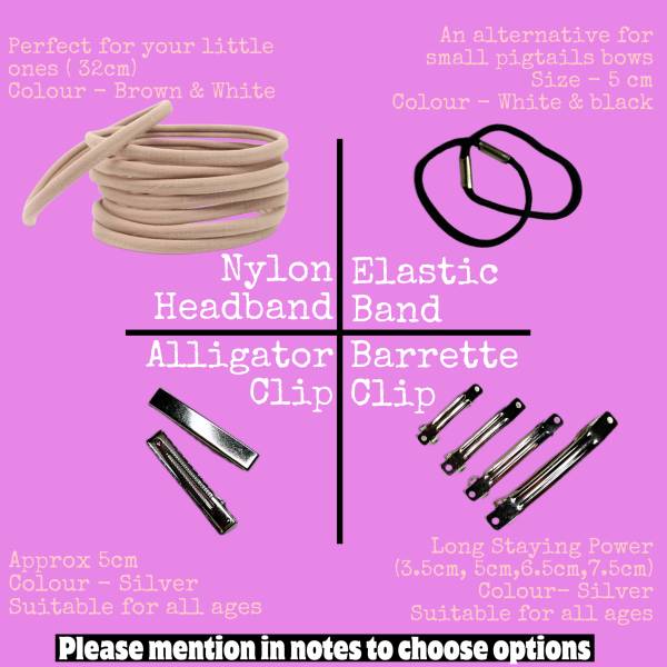 Hair clip bow instructions