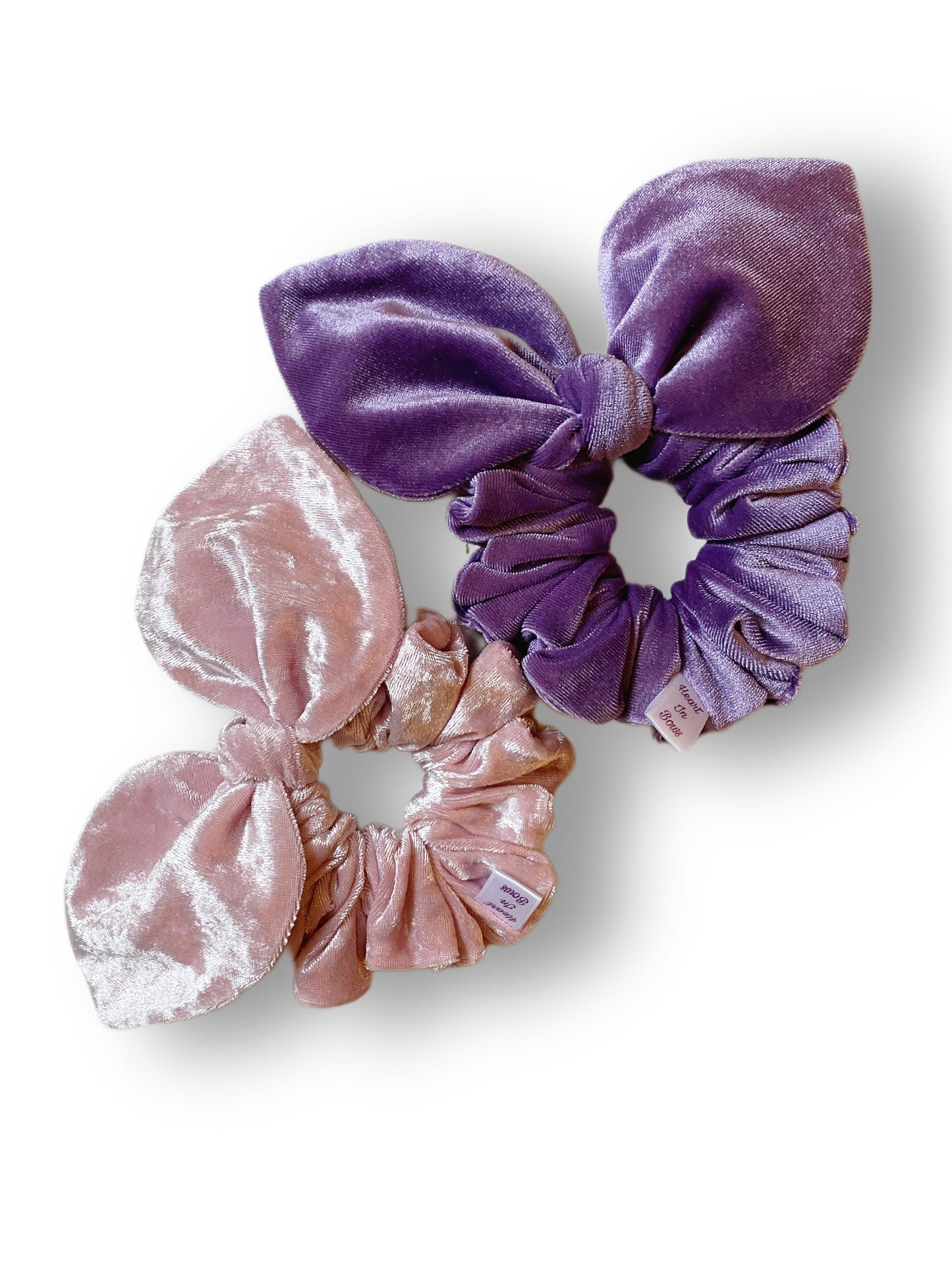 Chouchou avec noeud en velours