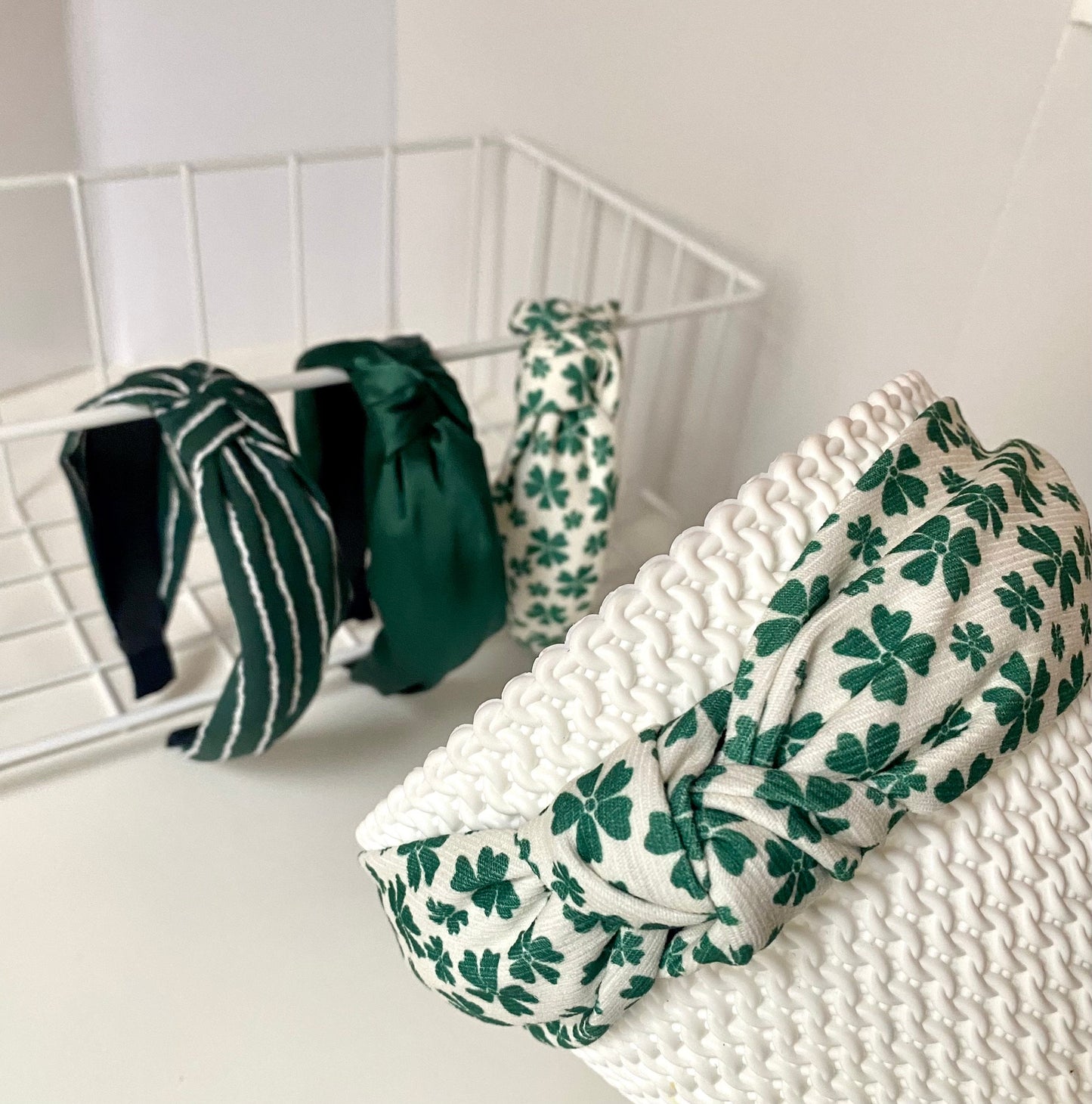 Bandeau noué vert