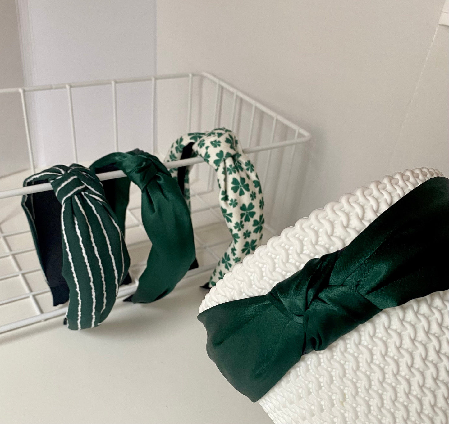 Bandeau noué vert