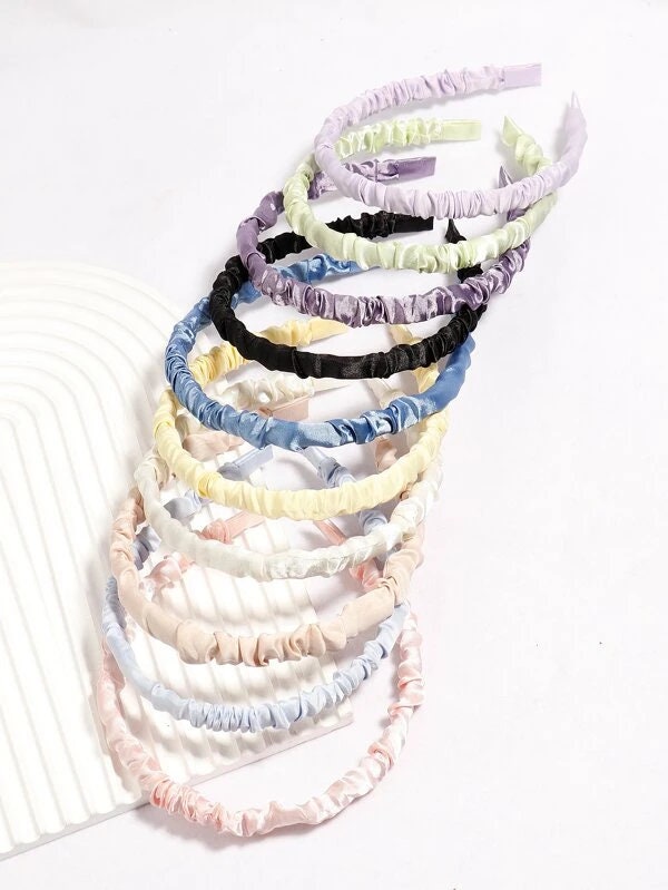 Colourful Ruffled Petite Headband