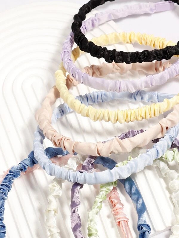 Colourful Ruffled Petite Headband
