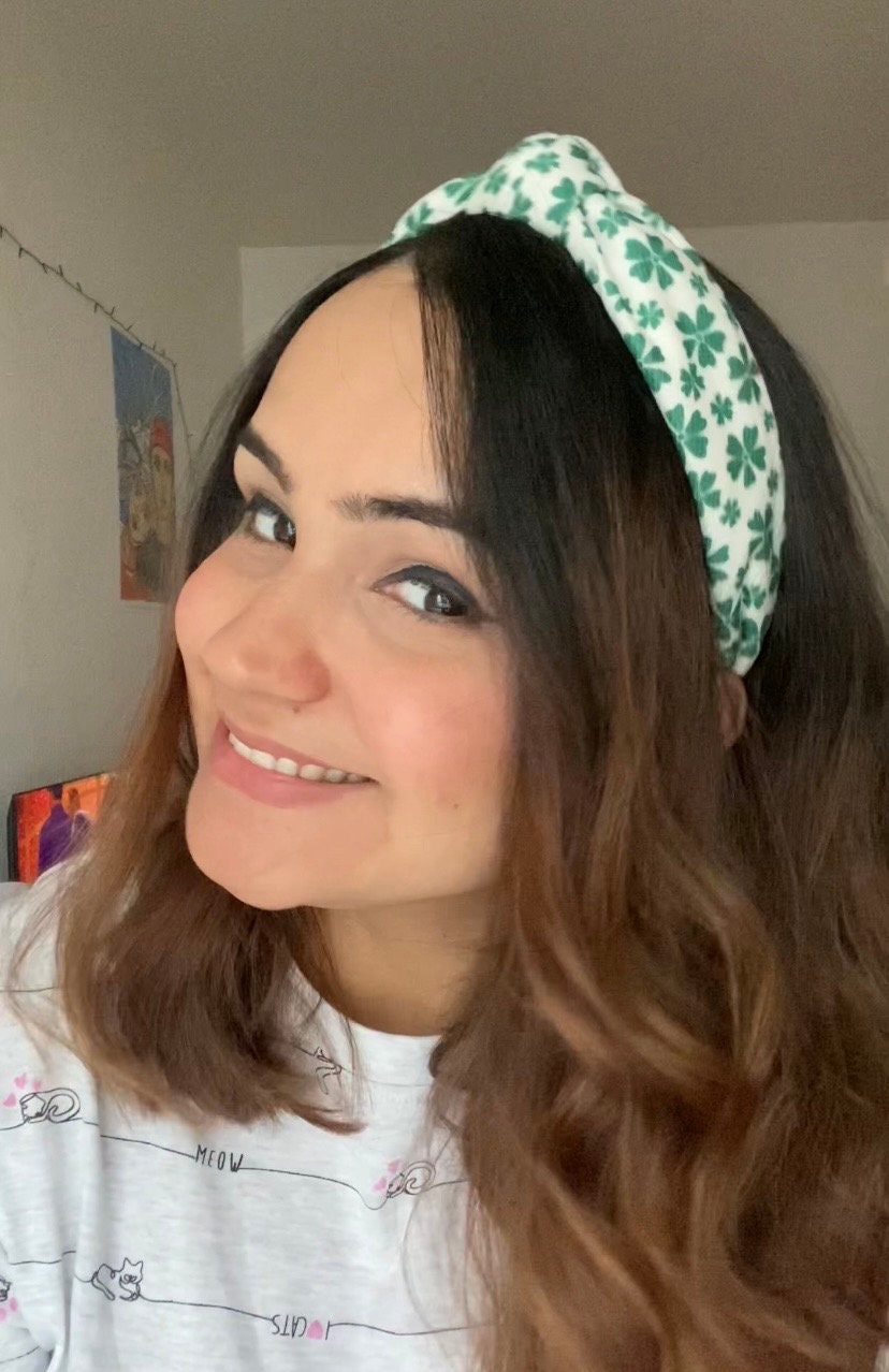 Bandeau noué vert