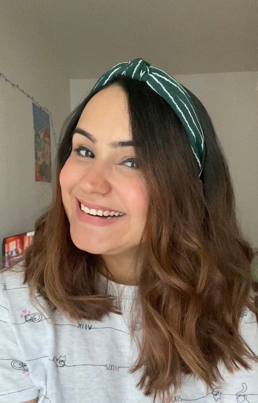 Bandeau noué vert