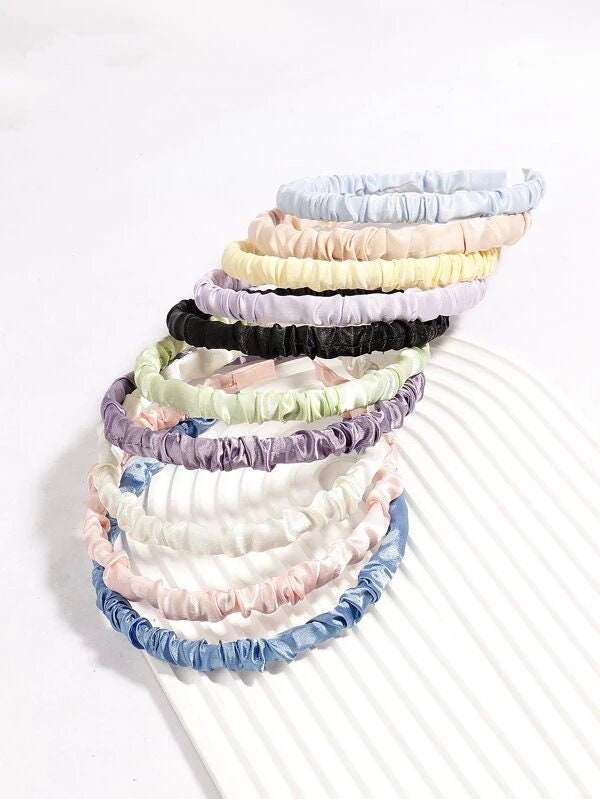Colourful Ruffled Petite Headband