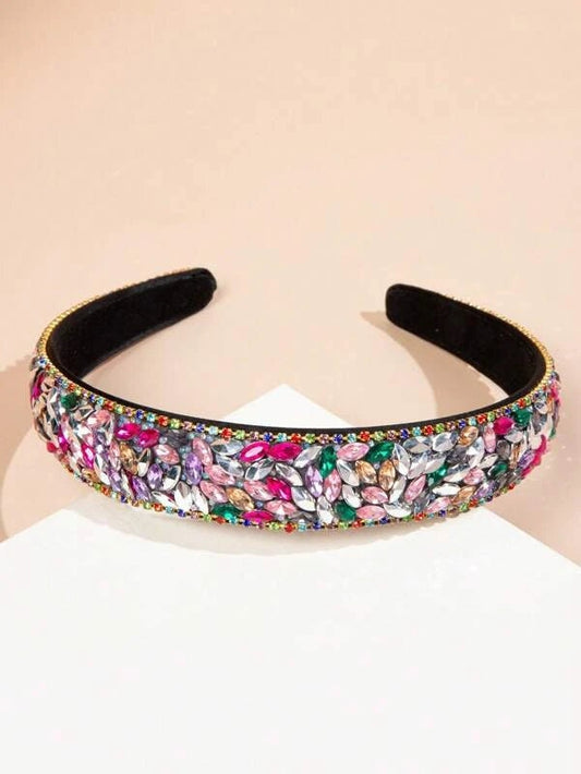 Rhinestone Rainbow Hairband