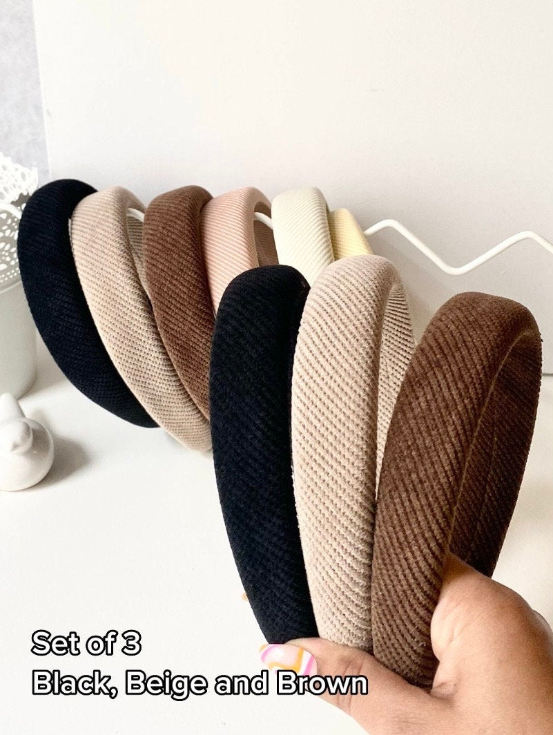 Bandeau en peluche velours