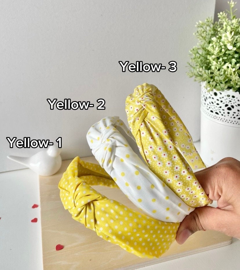 Colourful Polka Dots Knotted Hairband
