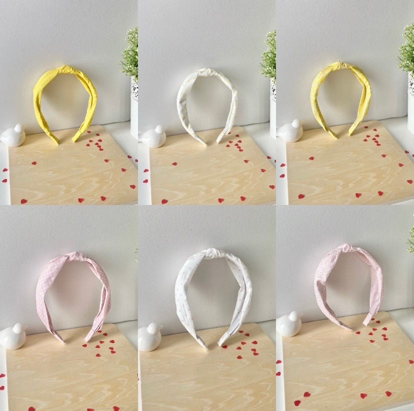 Colourful Polka Dots Knotted Hairband