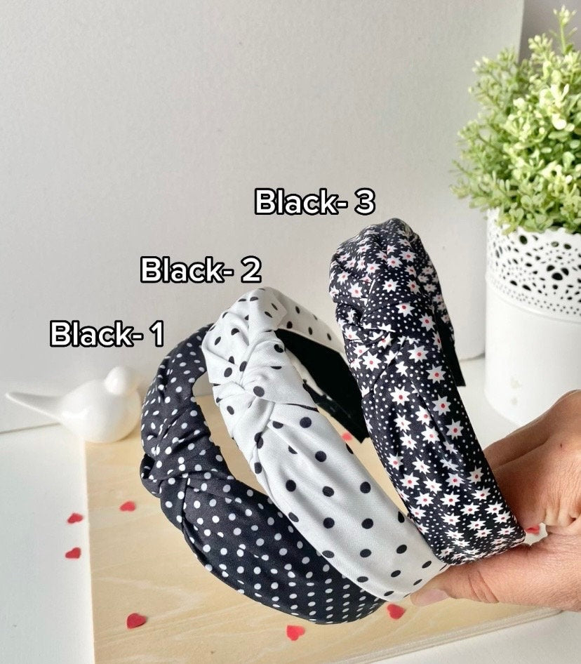 Colourful Polka Dots Knotted Hairband