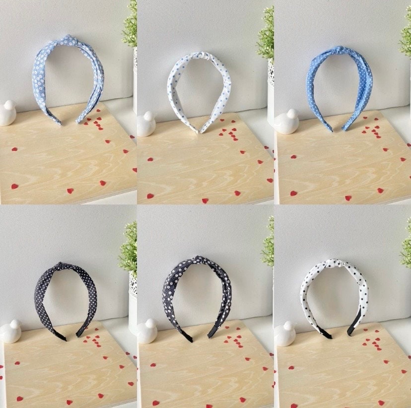 Colourful Polka Dots Knotted Hairband