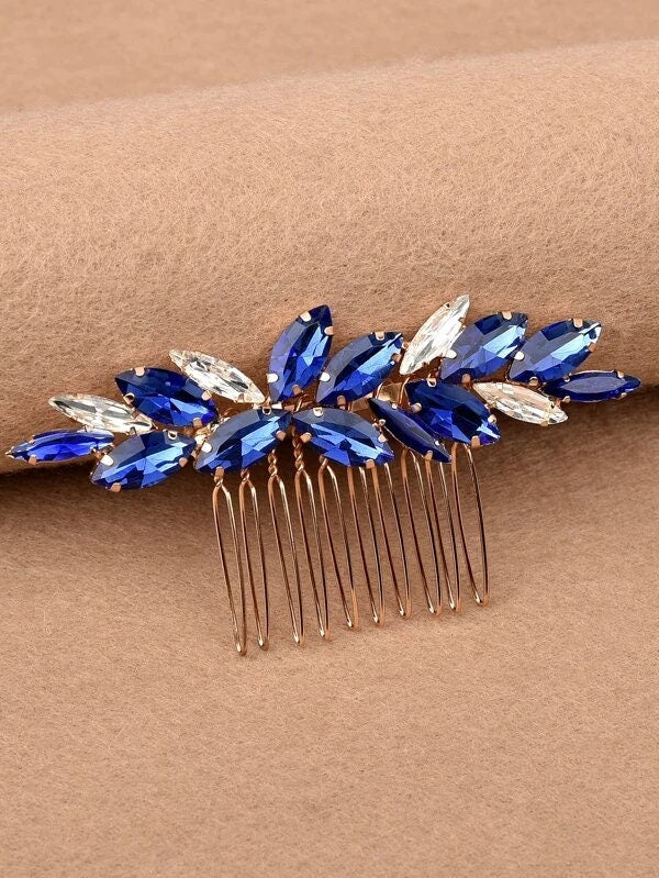 Magnifique peigne à cheveux en strass