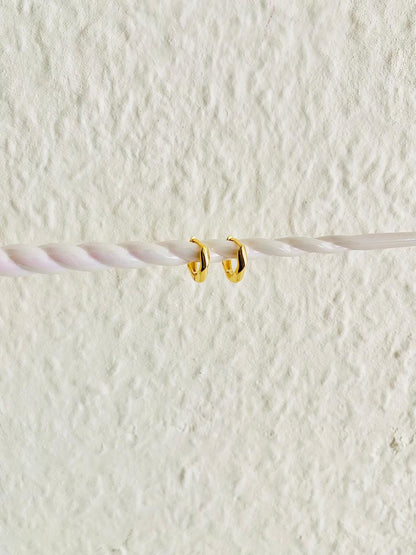 Boucles d'oreilles créoles minimalistes en argent 925, créoles pour femme, créoles, argent, idées cadeaux pour femme, cadeaux pour elle, cadeaux