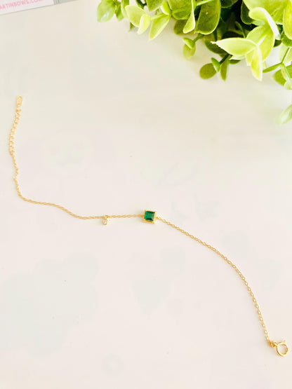 Bracelet en argent 925, taille princesse avec diamants en forme de goutte, bracelet chaîne, plaqué or 18 carats, pour femme, cadeaux pour elle