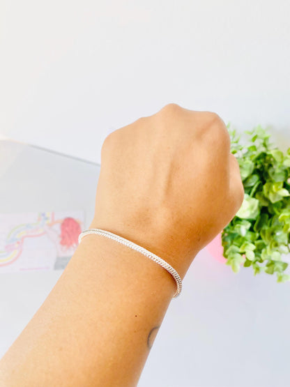 Bracelet chaîne serpent, argent, bracelet chaîne, argent 925, bracelet pour femme, femme, cadeaux pour elle, cadeaux