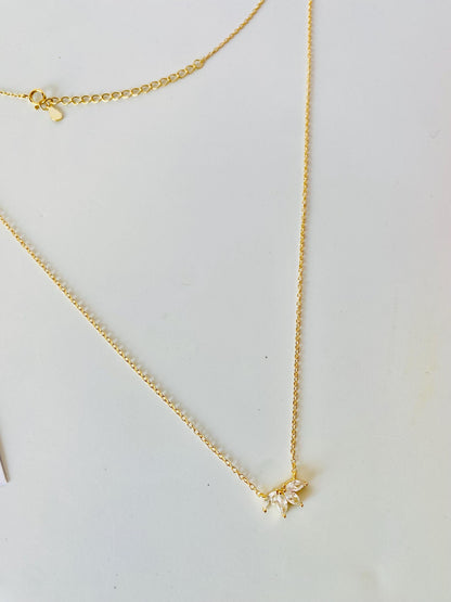 Collier Dawn, argent et or, chaîne, argent 925, bracelet pour femme, plaqué or 18 carats, cadeaux pour elle, cadeaux