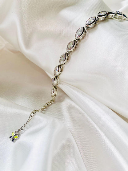Bracelet Penelope 16 œil de cheval en argent, argent, bracelet chaîne, argent 925, bracelet pour femme, femme, cadeaux uniques pour elle, cadeaux