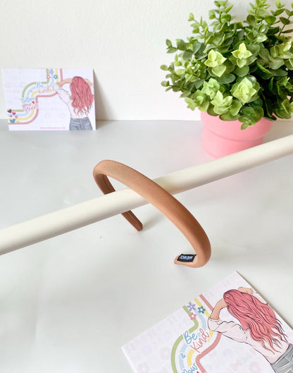 Jersey Padded Headband: Thin, Lightweight, Unisex - 5 Colors