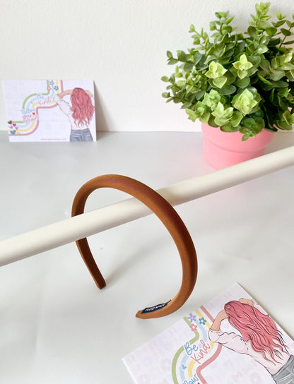 Jersey Padded Headband: Thin, Lightweight, Unisex - 5 Colors