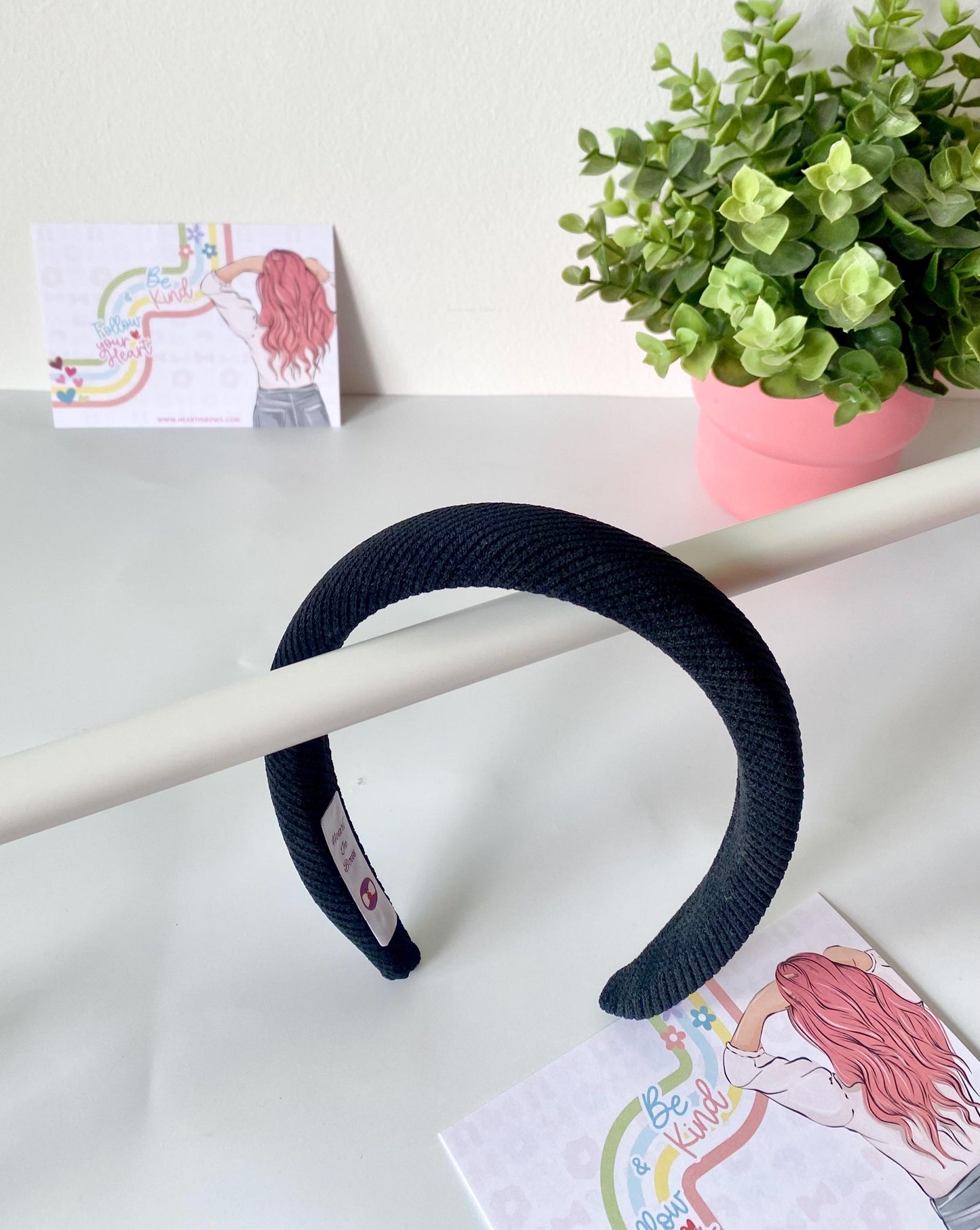 Velvet Padded Hairband, Available in 3 Colors,  One size fits all, HeartInBows, Gifts for all, Unisex Hairbands, Gifts