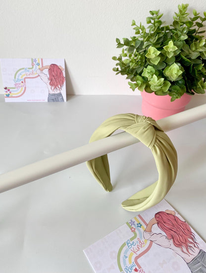 Pastel Knotted Wide Hairband: HeartInBows - 6 Colors