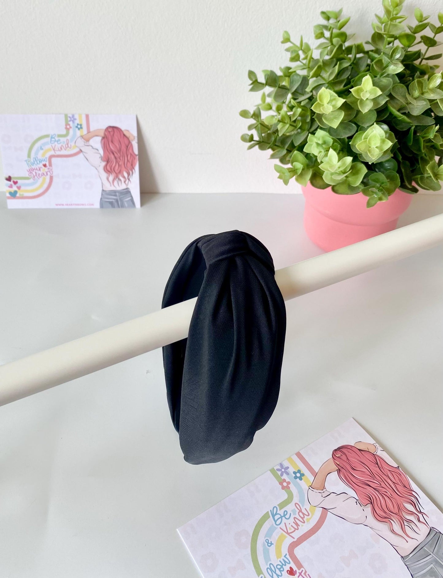 Pastel Knotted Wide Hairband: HeartInBows - 6 Colors