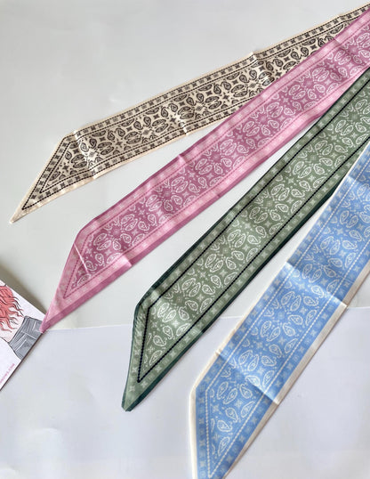 Thin Scarf, Multi Purpose, Available in 23 colors, Recycled Fabric, One size fits all, HeartInBows, Gifts for all, Unisex , Gifts