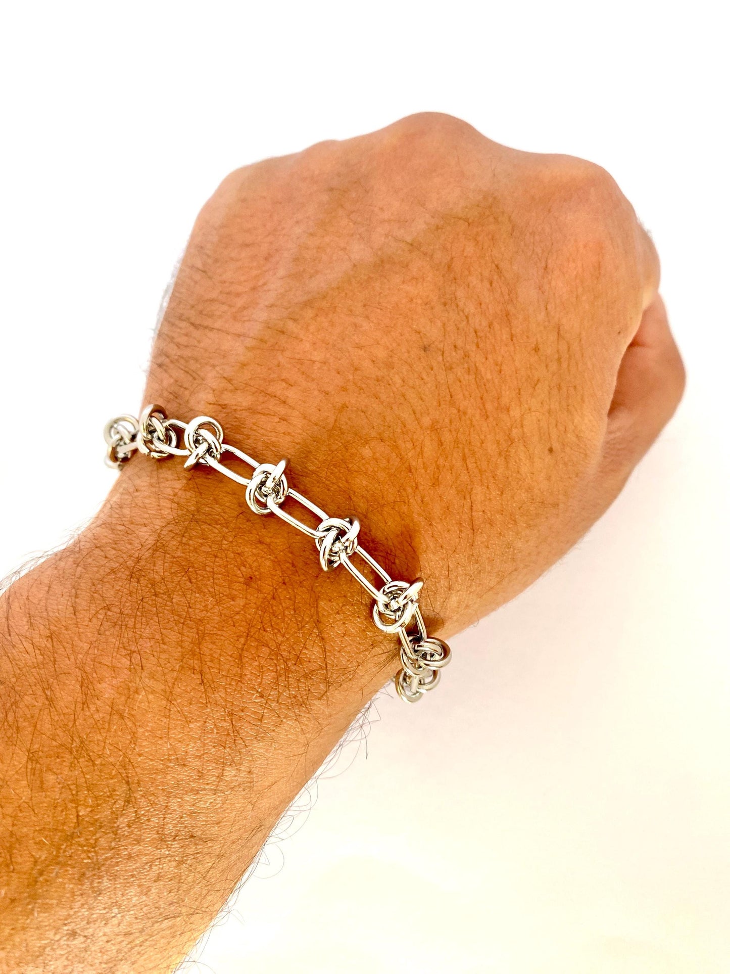 Charming Chain Bracelet: 18K Plated Stainless Steel, Unisex
