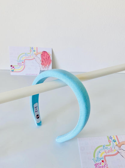 Korean Padded Hairband, available in 6 Color, One size fits all, HeartInBows, Gifts for all, Unisex Hairbands, Gifts