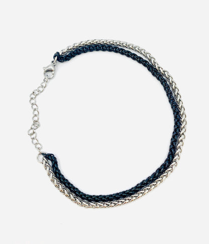 IronOak Chain Bracelet: Dual Tone, Stainless Steel, Unisex