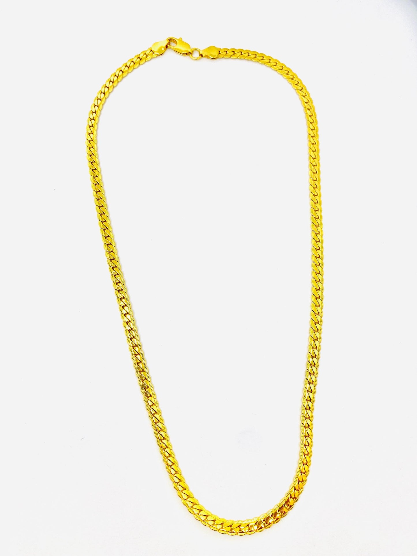 6mm Snake Chain: Silver and Gold Plated, Stainless Steel, Unisex