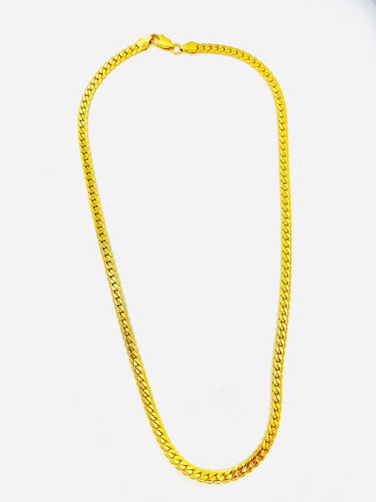6mm Snake Chain: Silver and Gold Plated, Stainless Steel, Unisex